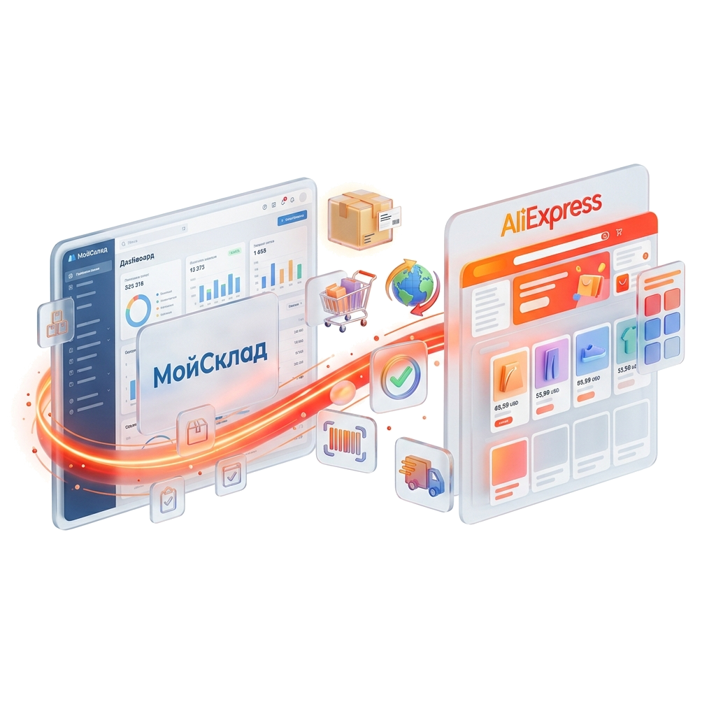 Интеграция МойСклад с AliExpress